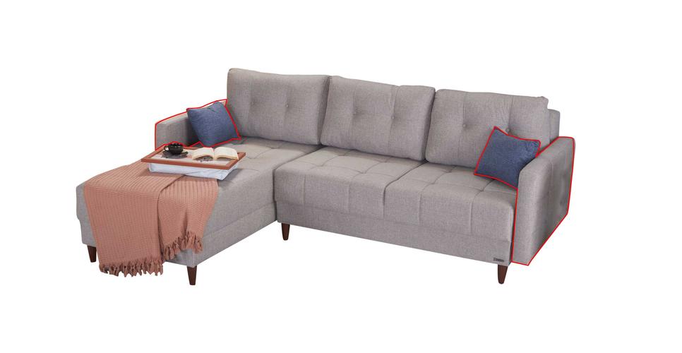 Porto Corner - 2 arms (2 cushions)